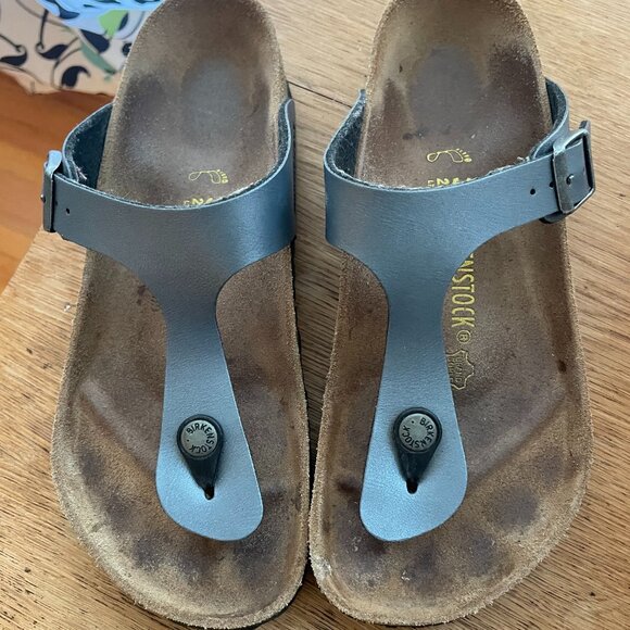 Birkenstock Shoes - Silver Birkenstock Sandals - BOGO DEAL